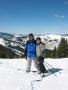 Rachel and I... hanging out at the top of the Blue Sky Basin