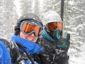 J&B on the Timberline lift at WP