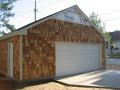 A garage door too and the siding is almost done