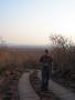 Sundowners with Botswana in the background